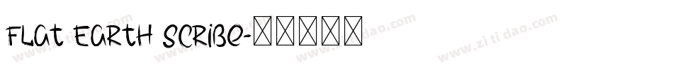 Flat Earth Scribe字体转换